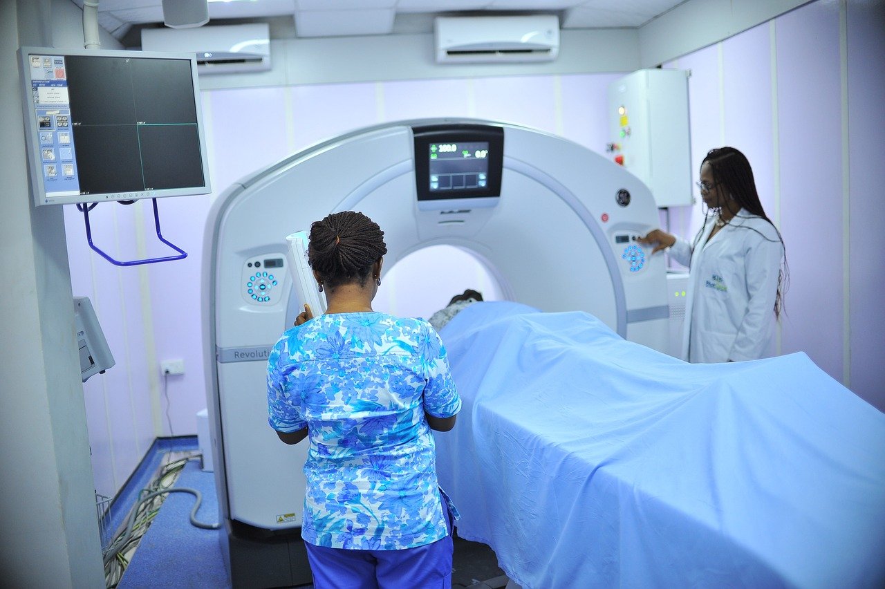 High-Tech IVF Microscope Setup in Lab